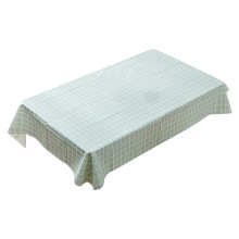 Nappe rectangulaire en plastique à carreaux rouges et blancs