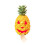 Halloween ananas valokoriste punainen 1 kpl 1