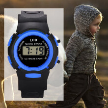 Montre sport analogique-numérique pour femme Jacenvly rose
