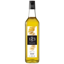 Premium Banana Syrup 1L Glass Bottle