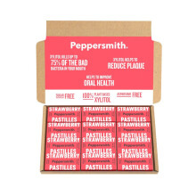 Strawberry Pastilles 100% Plant Based Xylitol