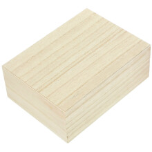 Soporte de madera para tarjetas de recetas y contenedor de almacenamiento