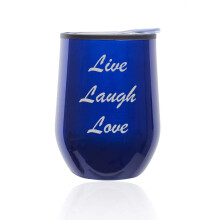 Taça de vinho sem haste com tampa, 355 ml (12 oz)