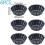 Egg tart molds carbon steel fluted round6pcs 1