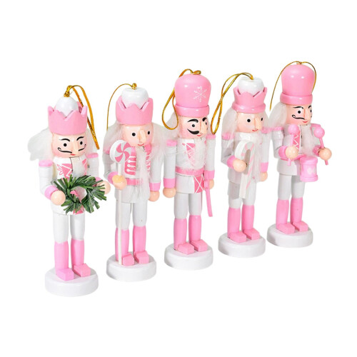 Wooden Nutcracker Soldier Figurine Set 5 pcs 1