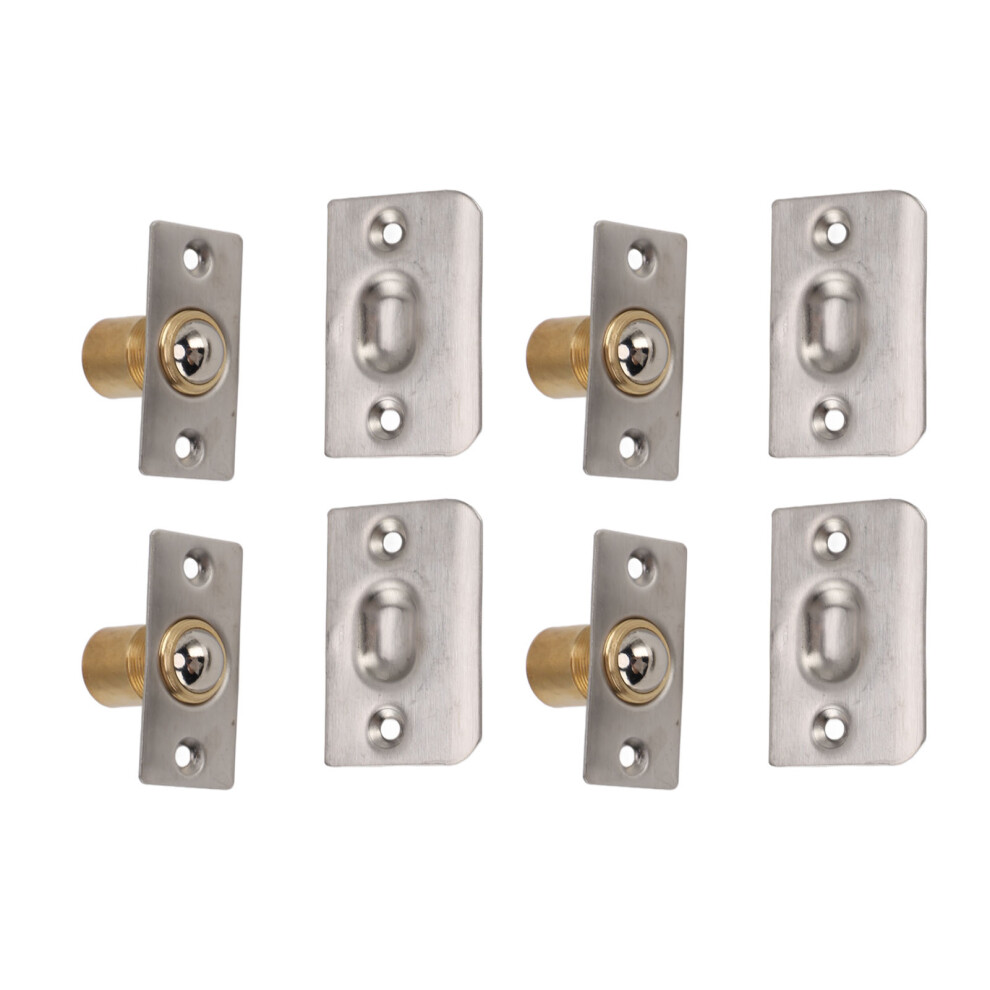 4 Pack Door Ball Catch Solid Brass 7340572992765