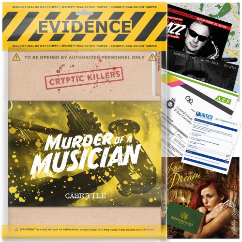 Unsolved murder mystery game