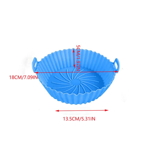 Nonstick Air Fryer Pot and Baking Pan Set 2 pcs 2