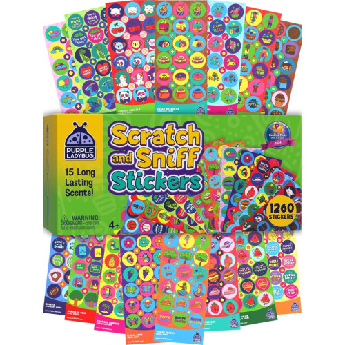 1260 Scratch and Sniff Smelly Stickers