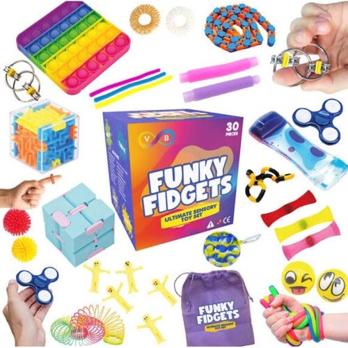 2022 Upgraded 30 pcs Fidget Toys Pack