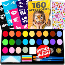 28 Colour Face Painting Kit for Kids