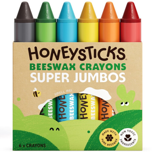Super Jumbo Crayons (6 Pack)