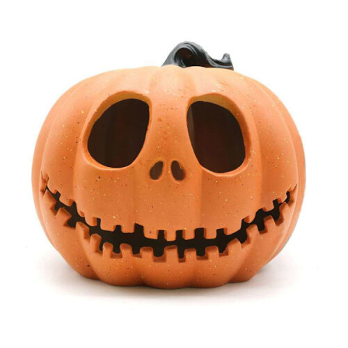 Halloween gresskarlykt oransje utendørs dekorasjon1