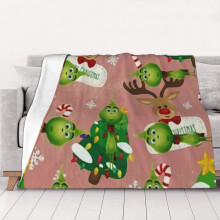 Grin-Ch Fleece Plaid, superzacht, 50" x 40"