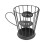 Porte-dosettes de café noir en forme de tasse 1