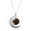 Welling zodiac pendant necklace half moon constellation 1