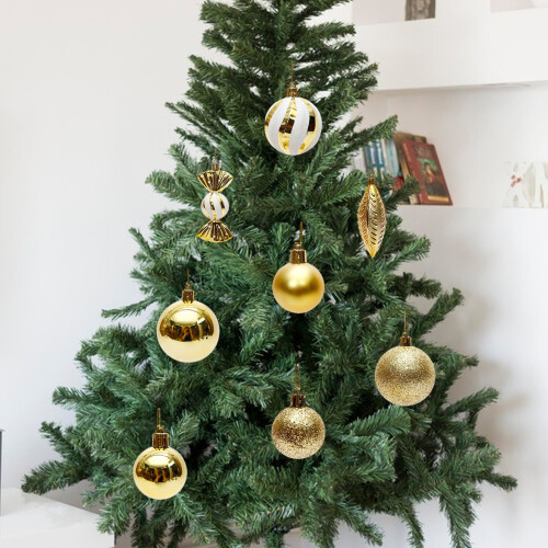 Christmas Balls Set Shatterproof 40pcs Silver 2