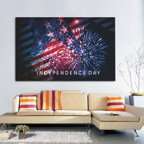 Patriottische Vierde Juli Feestbanner (1 stuk)