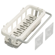 Organizador de Panos de Pratos Branco para Torneira de Cozinha com Suporte para Torneira de Cozinha