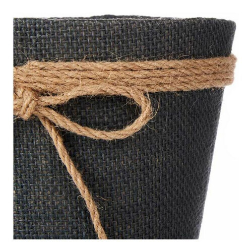 Cache-pot - IBERGARDEN - Link - Plástico - Cinza - 16 x 14,5 x 16 cm