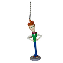 Statuetta in PVC di Dog Master Bob, ventilatore a soffitto con catenella da 3,5 pollici