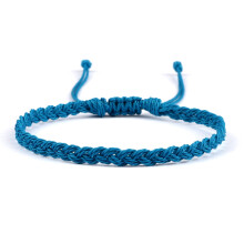 Verstelbare waterdichte armband van gewaxt koord, Tibetaans boeddhistisch