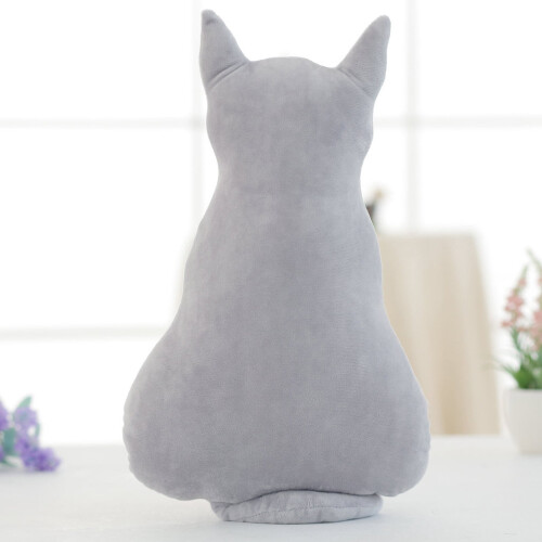 Niedliches Katzen-Plüsch-Sofakissen, 30 cm