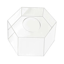Akrylový stojan na tortu 15 cm, plniteľný
