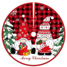 Jupe de sapin de Noël motif bonhomme de neige 91 cm