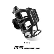 For BMW R1250GS R 1250 GS R1200GS Adventure R1200GS Adv Motorcycle Beverage Water Bottle Cage Drinks Holder Water Cup Holder-Black-GS-ADV