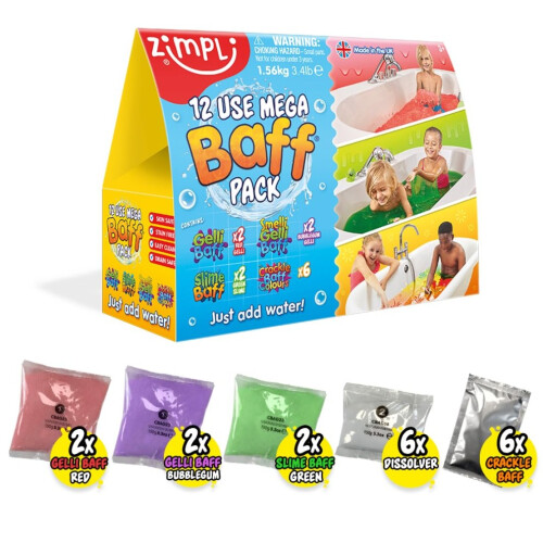 12 Use Mega Value Baff Pack 4 x Gelli