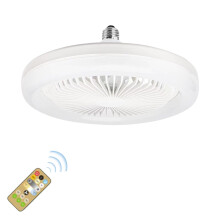 Ventilatore da soffitto con luce e telecomando, 52 pollici