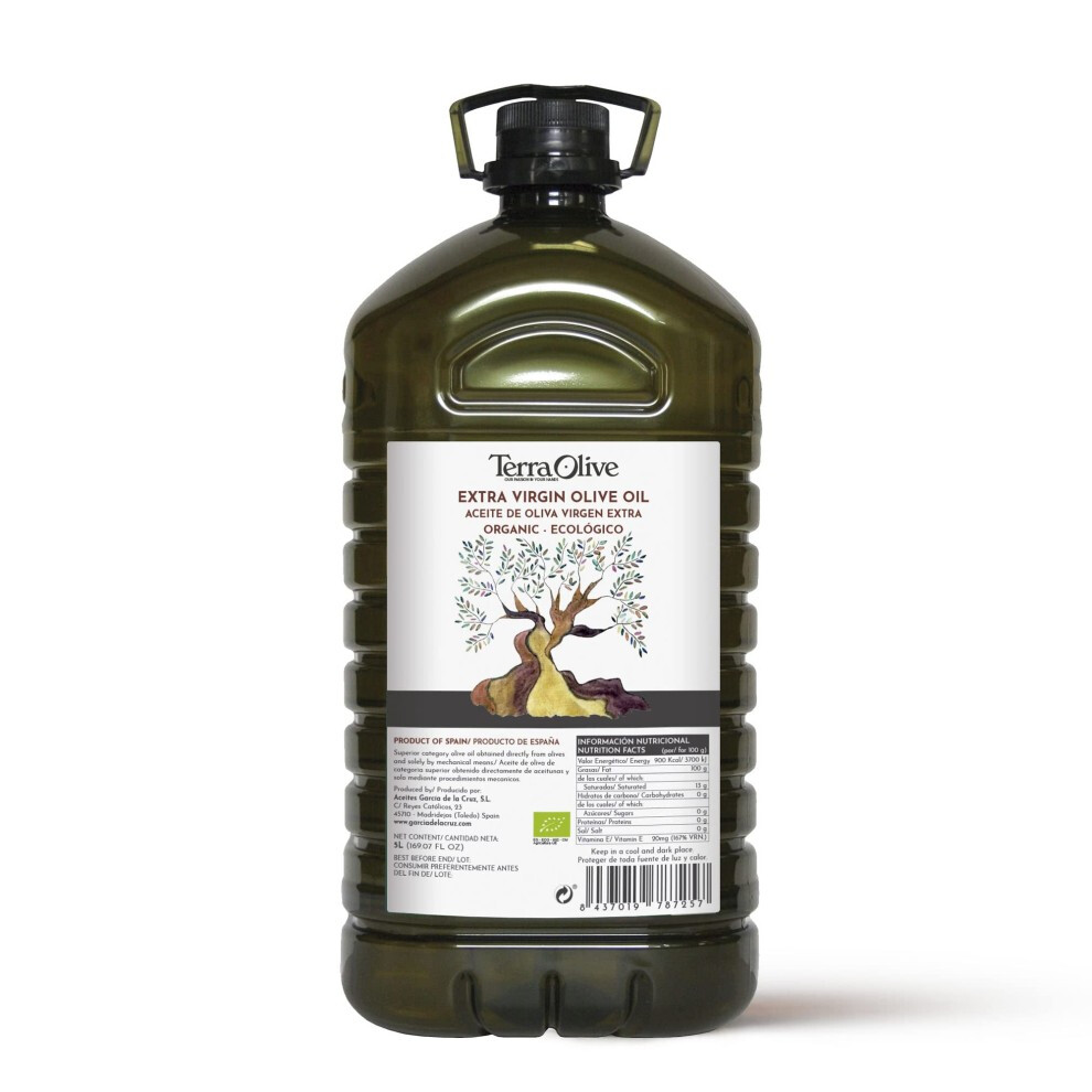 Terraolive Organic Extra Virgin Olive Oil 5L