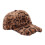 Plush Hat Leopard Print Baseball Cap Cold Weather Comfortable-2 1