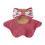 Protective Infant Bib with Elegant Bowknot Headband Cotton-B 1