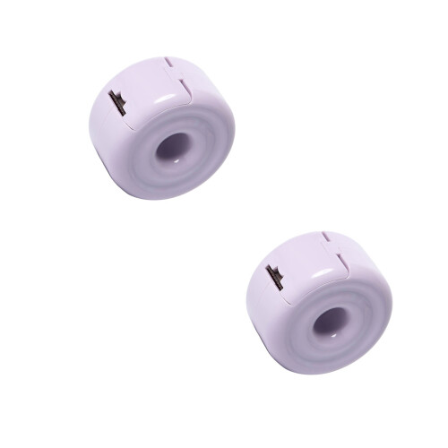 2Pcs Convenient Tape Cutters Efficient Tape Holders-Purple