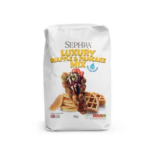 Luxury Waffle and Pancake Mix 3kg Bag