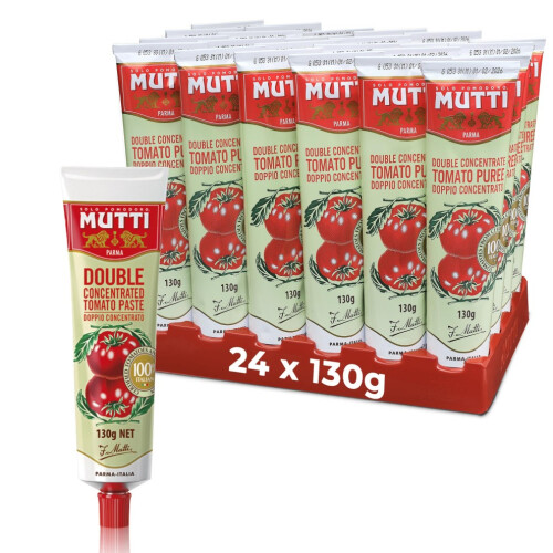 Double Concentrate Tomato Puree 130g (Pack of 24)