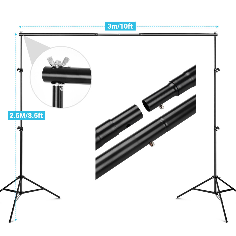 Andoer 2.6X3m Aluminium Backdrop Stand Kit 7340572309464