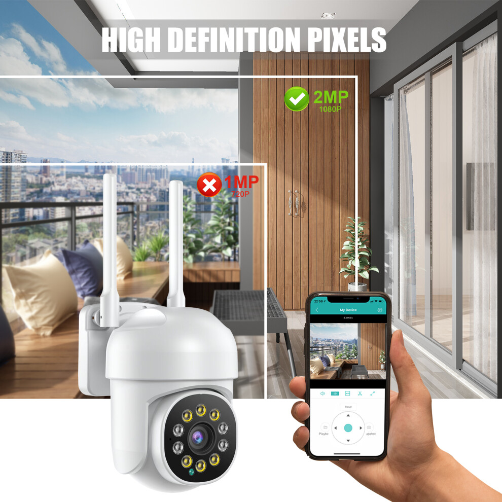 2Mp Wifi Ptz Camera 1080P 7340572309549