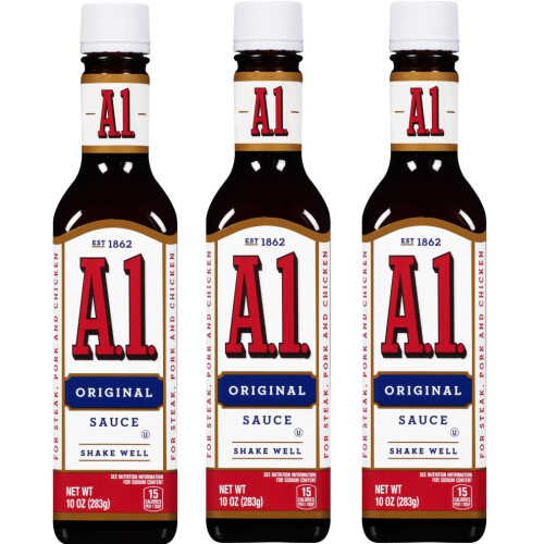 A1 Steak Sauce (Original Sauce) 283g (3 Pack)
