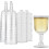 Clear Plastic Wine Glasses 5 oz 20 Pack 1