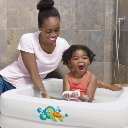 Bestway Inflatable Baby Bath Tub Inflatable Soft Floor 1