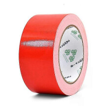 (Red) Waterproof sticky tape 10Mx45mm for cloth crafts and repairs
