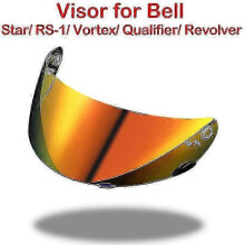(Blue) Motorcycle helmet visor for Bell Qualifier DLX with UV protection