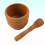 Mortier et pilon à ail en bois, 1 pièce 2