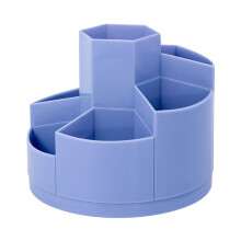 Caixa organizadora de mesa para lápis e pincéis de arte.