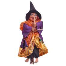 Halloween-Anhänger, Geister-Hexen-Besen, 1 Stück