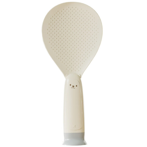 Rice Spoon with Suction Cup Base Non-Stick Heat-Resistant