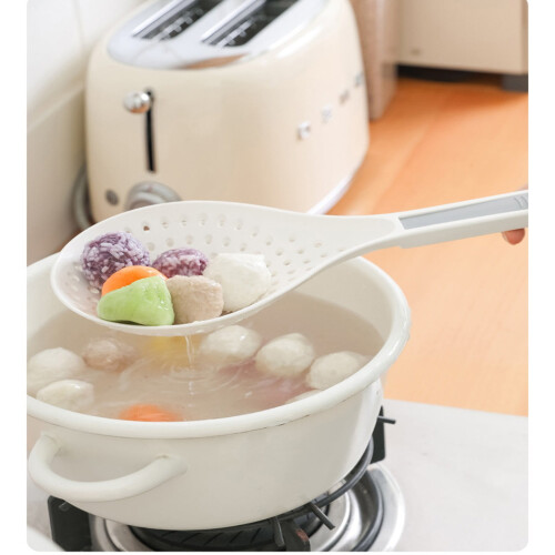 Dumpling Maker Soup Spoon with Clip, Heat-Resistant, Long 2